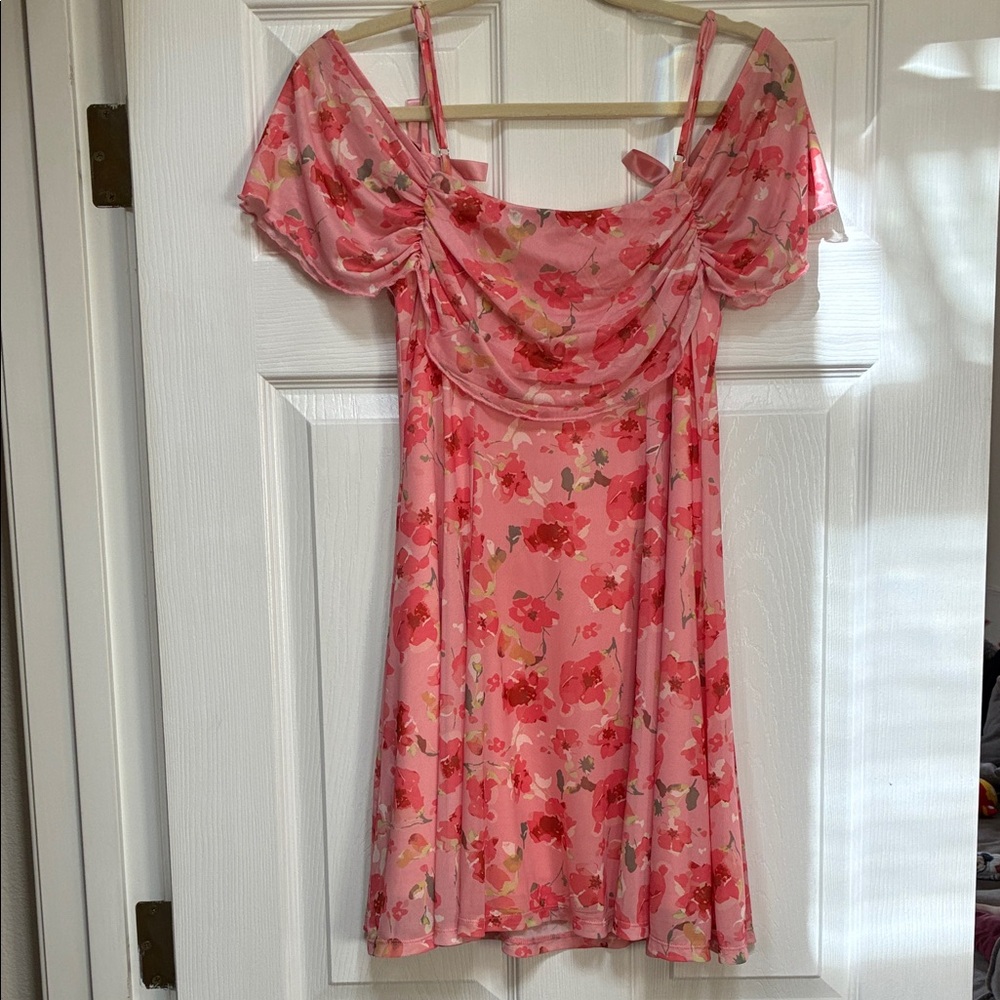 Floral Pink Dress - Picture 4 of 4